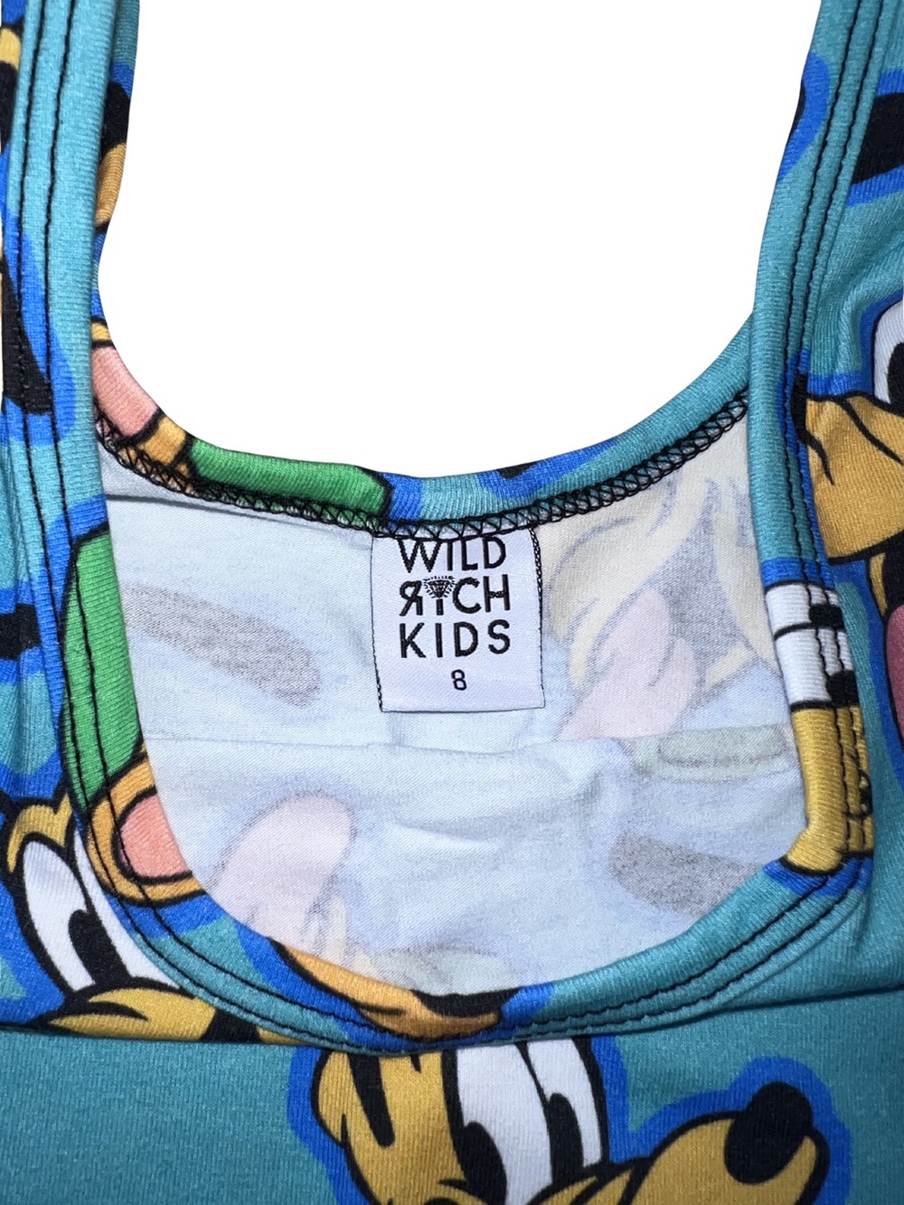 Blue Pluto Graphic One-Piece Wild Rich Kids leotard - Picture 5 of 5